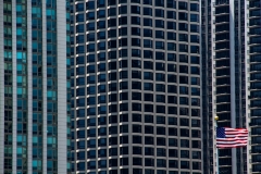 Buildings_and_Flag_-_Chicago
